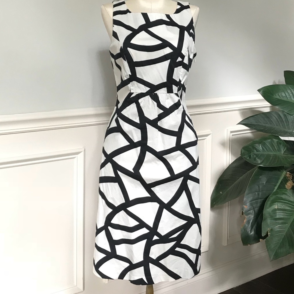 Limited black and white dress